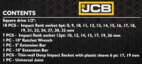 Универсальный набор инструментов JCB 4323-5MPB (60553)