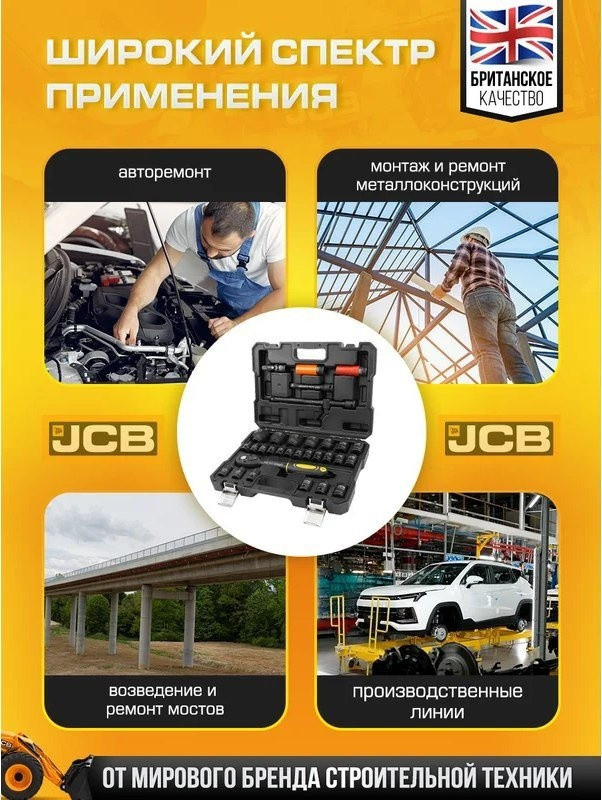 Универсальный набор инструментов JCB 4323-5MPB (60553)