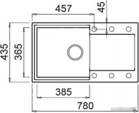 Кухонная мойка Elleci Easy 290 G68 Bianco