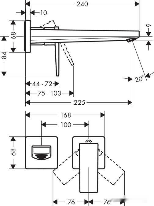 Смеситель Hansgrohe Metropol 32526000