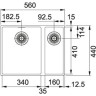 Кухонная мойка Franke SID 160 (Оникс)