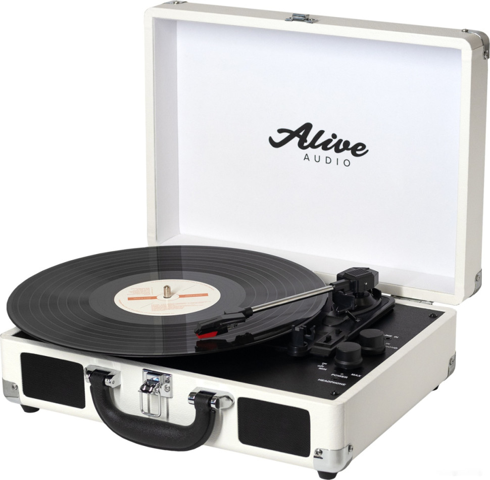 Виниловый проигрыватель Alive audio Glam Milk