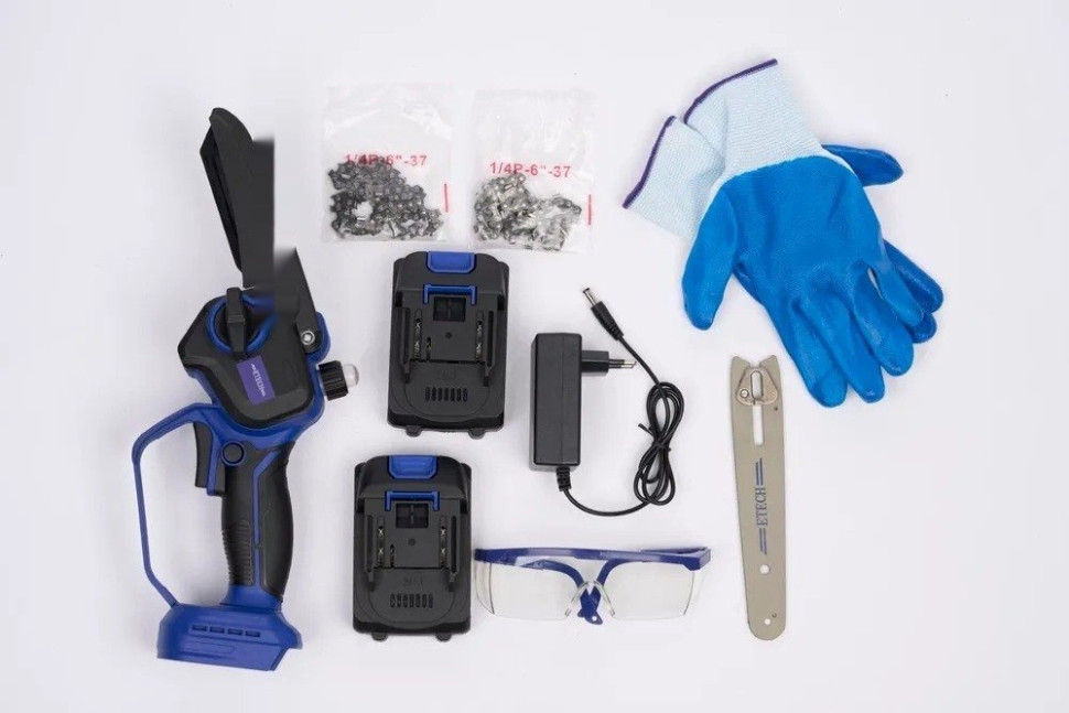 Аккумуляторная пила ETECH NS-18/6BL 25167 (с 2-мя АКБ, кейс)