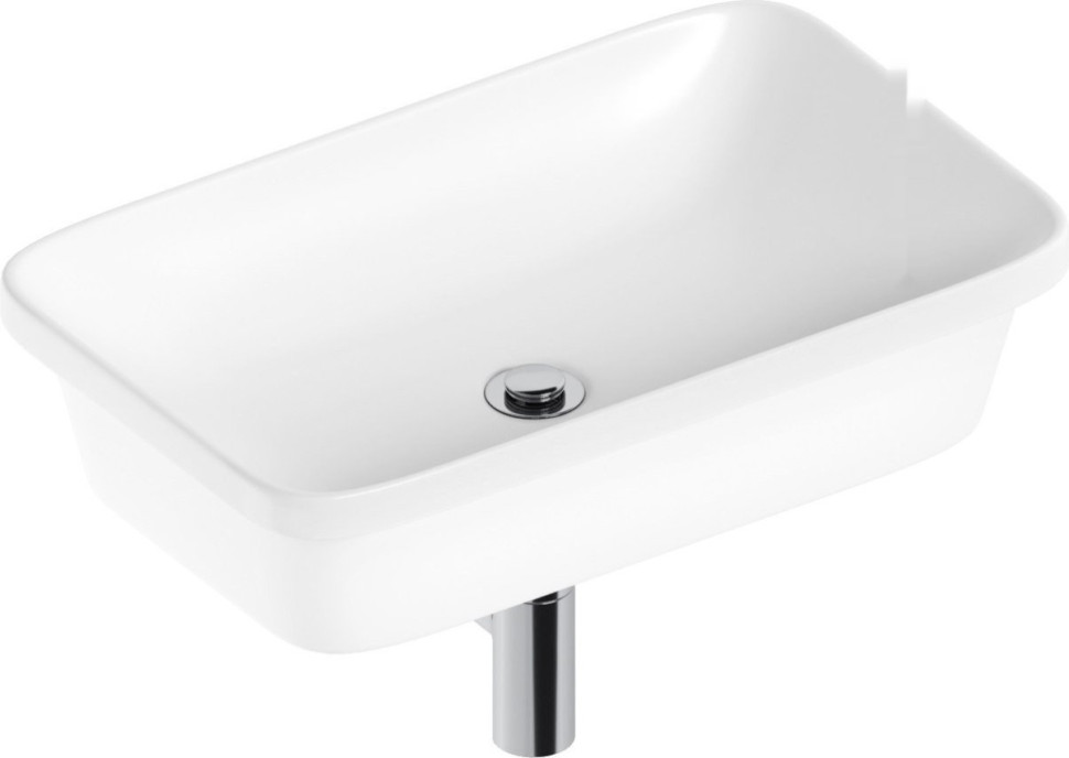 Умывальник Lauter 21370 + клапан 21190CH + сифон 21635CH (хром)