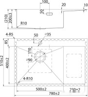 Кухонная мойка IDDIS Haze HAZ78SLi77