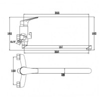 Смеситель Kaiser Eco 00055