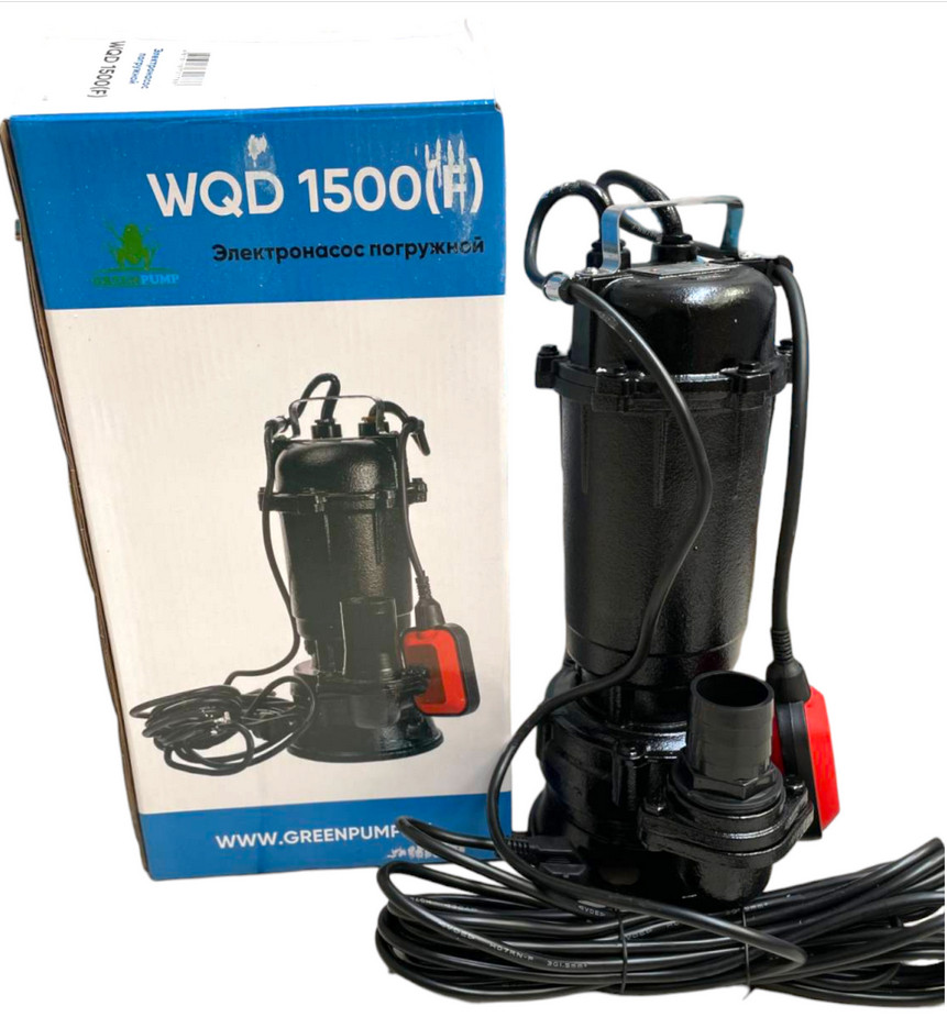 Фекальный насос Greenpump WQD 1500(F)