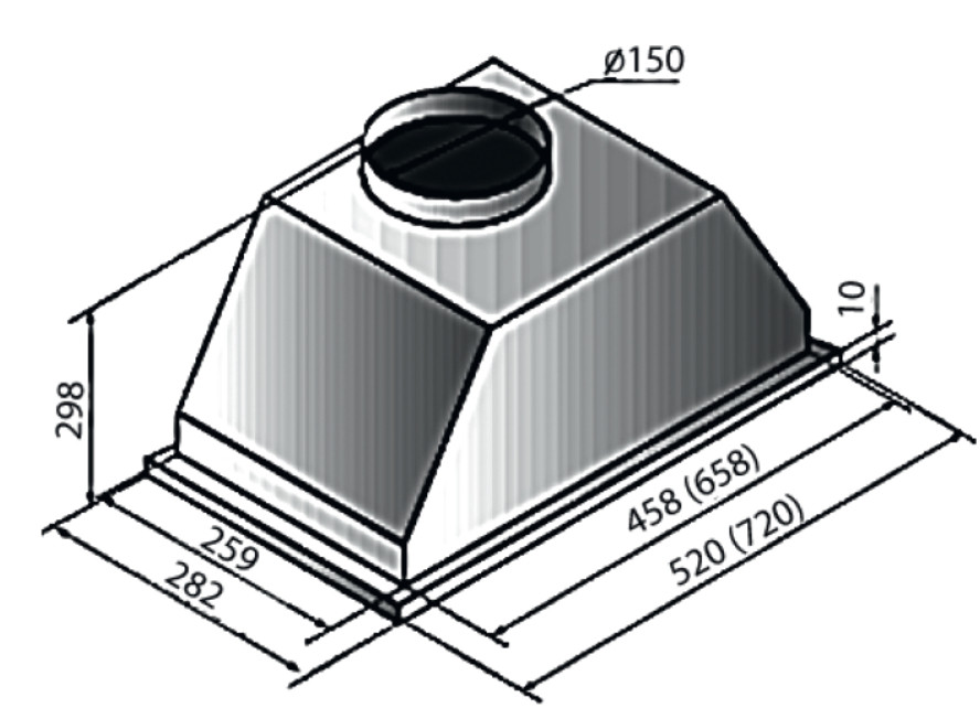 Вытяжка Kuppersberg INLINEA 72 White