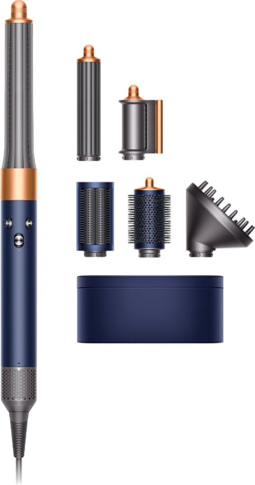 Фен Dyson Airwrap Complete Long Volumise 581143-01 (с переходником на евровилку, берлинская лазурь/медный)