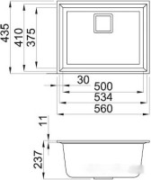 Кухонная мойка Elleci Karisma 105 M79 Aluminium