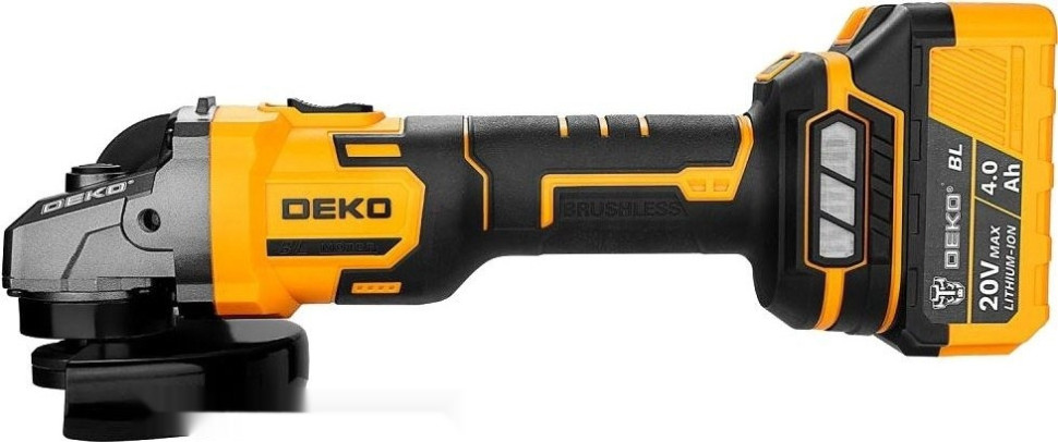 Угловая шлифмашина Deko DKAG-125 083-1063 (с 1-им АКБ)