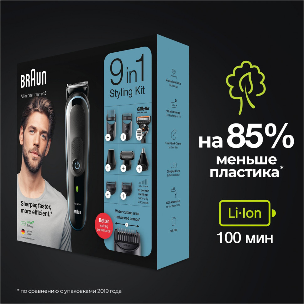 Машинка для стрижки волос Braun MGK5380