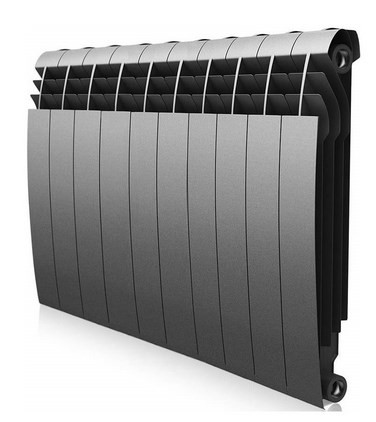 Радиатор Royal Thermo BiLiner 500 Silver Satin (9 секций)
