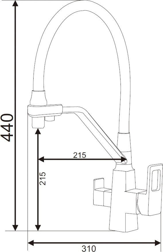 Смеситель Vieir V353525