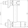 Смеситель Gross Aqua Bidet GA012201C