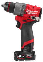 Ударная дрель-шуруповерт Milwaukee M12 FUEL M12FPD2-402X 4933479869 (с 2-мя АКБ 4 Ач, кейс)