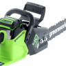 Аккумуляторная цепная пила Greenworks GD40CS18K2