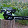Аккумуляторная цепная пила Greenworks GD40CS18K2