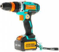 Дрель-шуруповерт Sturm CD3224LT (с 2-мя АКБ, кейс)