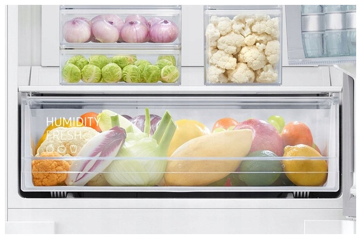 Холодильник с нижней морозильной камерой Samsung BRB26600FWW/EF