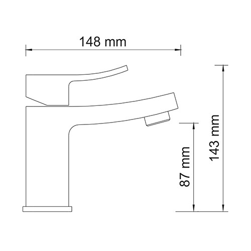 Смеситель Wasserkraft Aller 1063