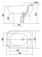Биде Оскольская керамика Альфана