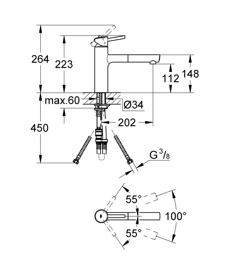Смеситель Grohe Concetto 30273001