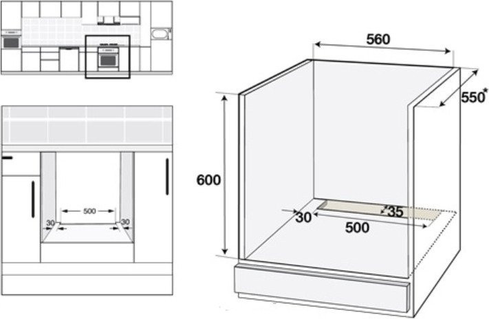 Духовой шкаф Schtoff Decor 950