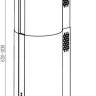 Вытяжка Meferi TUBE40GOLD Comfort Plus