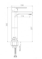 Смеситель Cersanit Brasko A63024