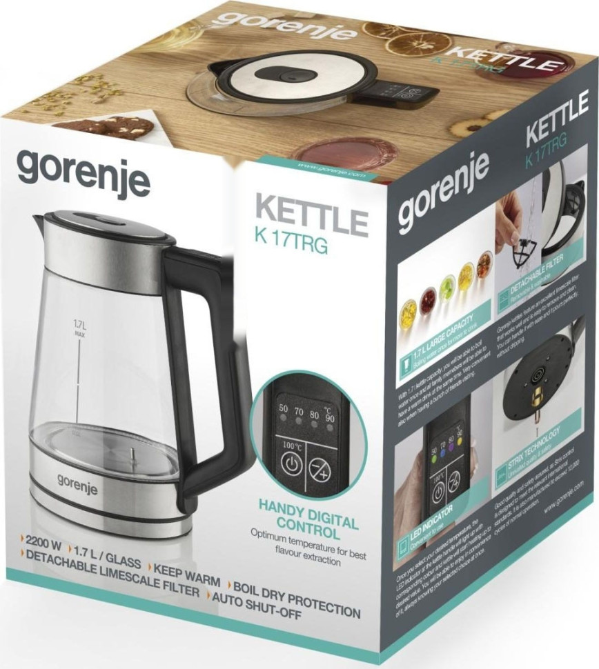 Электрический чайник Gorenje K17TRGT