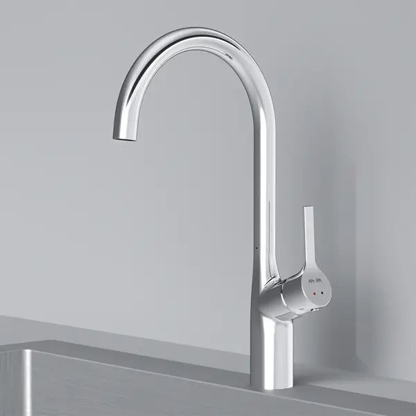 Кухонная мойка Saniteco 6550-L + Spike F9S07000 (хром, с сифоном, дозатором и коландером)