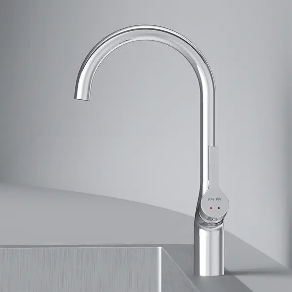 Кухонная мойка Saniteco 6550-L + Spike F9S07000 (хром, с сифоном, дозатором и коландером)