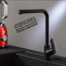 Кухонная мойка Berge BR-5750 + смеситель AM.PM Like Like F8005022 (черный)