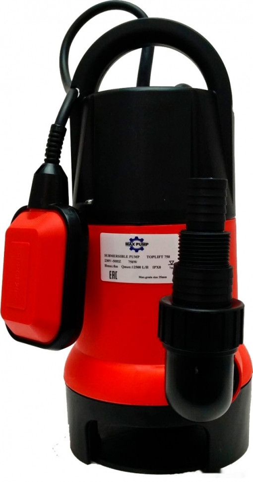 Фекальный насос Maxpump TOPLIFT 750