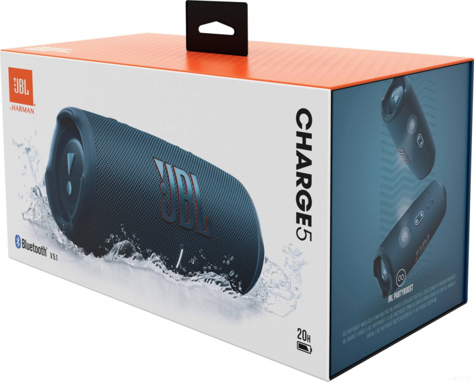 Портативная акустика JBL Charge 5 (синий)