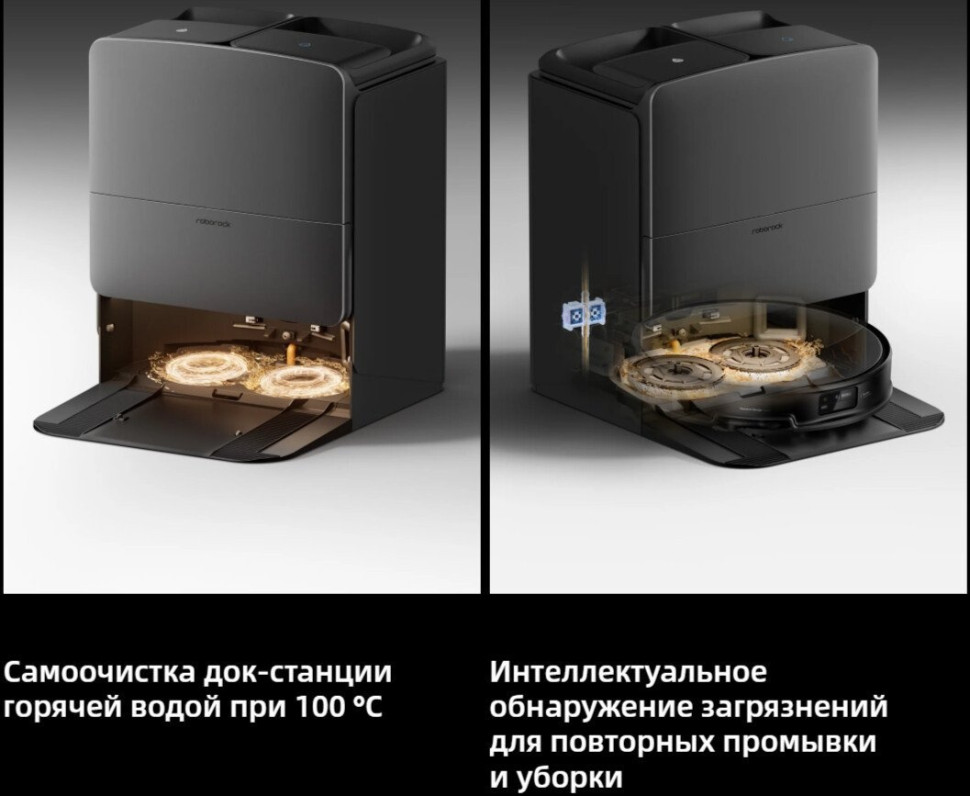 Робот-пылесос Roborock Saros 20 With RDS S20RD52-02 (черный)