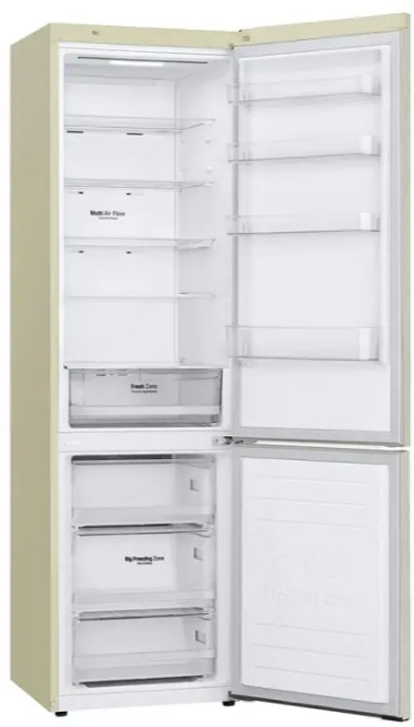 Холодильник с нижней морозильной камерой LG GA-B509MESL