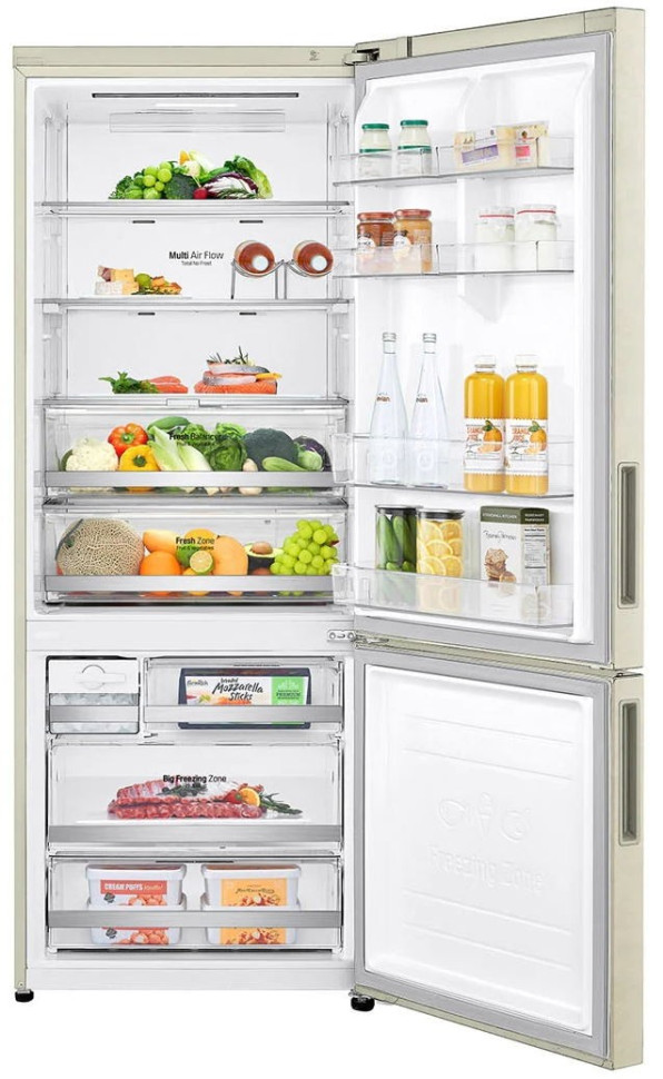 Холодильник с морозильником LG GC-B569PECM