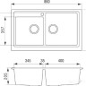 Кухонная мойка Longran Classic CLS860.500 20 (terra/38)