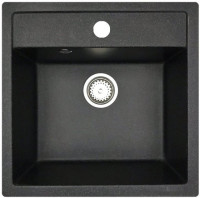 Кухонная мойка БелЭворс Rio + смеситель W74004-2 + дозатор L405F (черный)