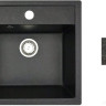 Кухонная мойка БелЭворс Rio + смеситель W74004-2 + дозатор L405F (черный)