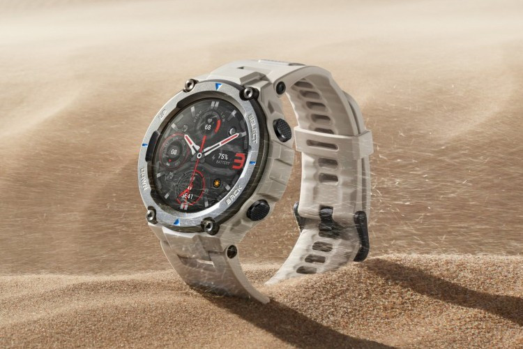 Гибридные умные часы Amazfit T-Rex Pro (бежевый)