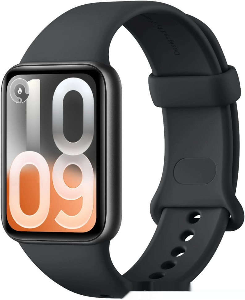 Фитнес-браслет Xiaomi Smart Band 10 Pro M2552B1 (черный, с черным силиконовым ремешком, международная версия)
