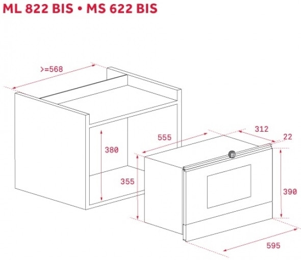 Микроволновая печь Teka ML 822 BIS L (White)