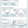 Экран для ванной Метакам с откидными дверцами 149
