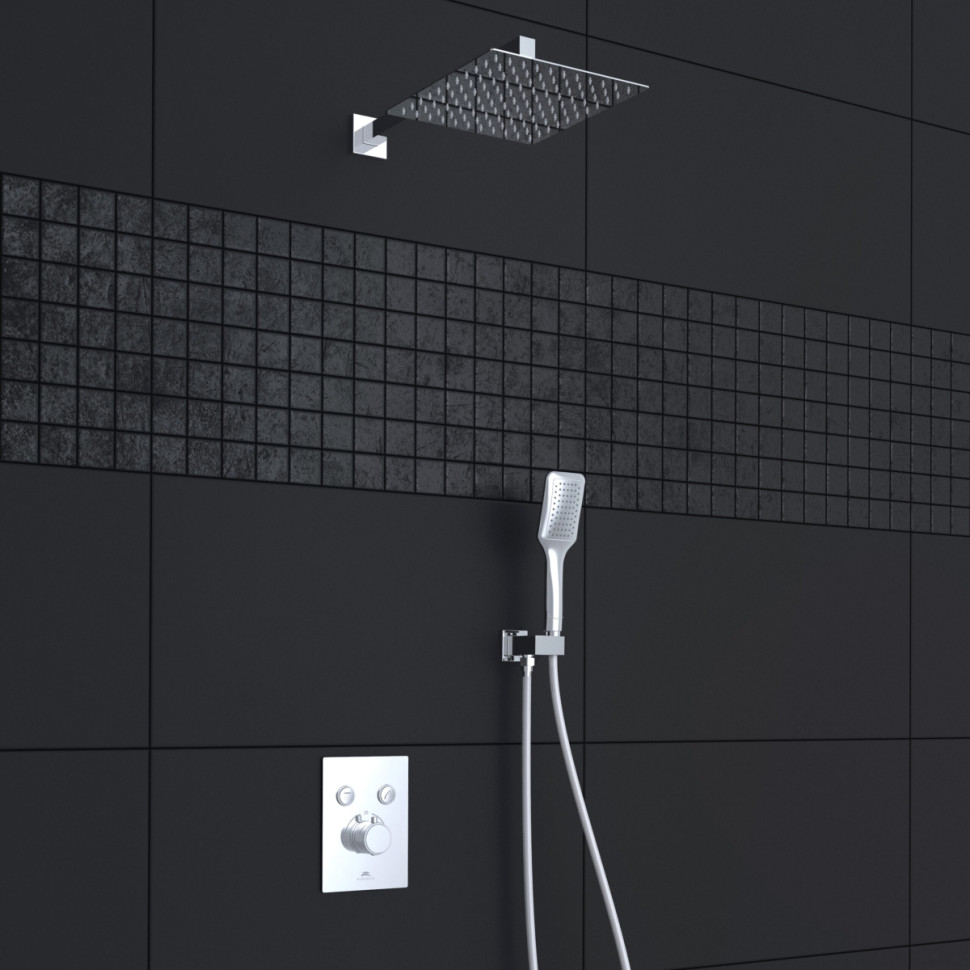 Душевая система Rubineta Thermo-2F-Olo SQ 625039