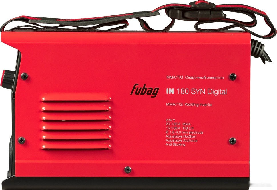 Сварочный инвертор FUBAG IN 180 SYN Digital 41387