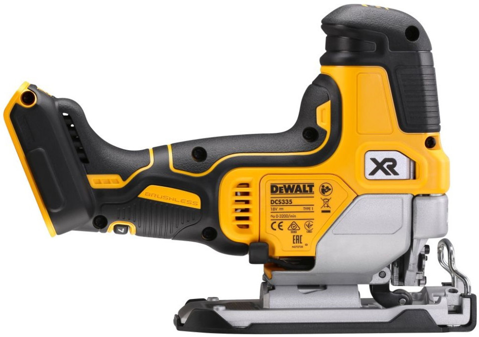 Лобзик DeWALT DCS335NT (без АКБ, кейс)