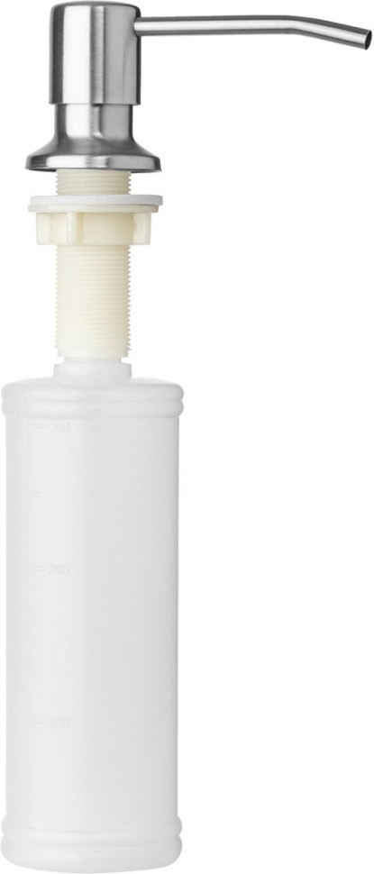 Кухонная мойка Saniteco 6045 + Spike F9S07000 (хром, с сифоном, дозатором и коландером)